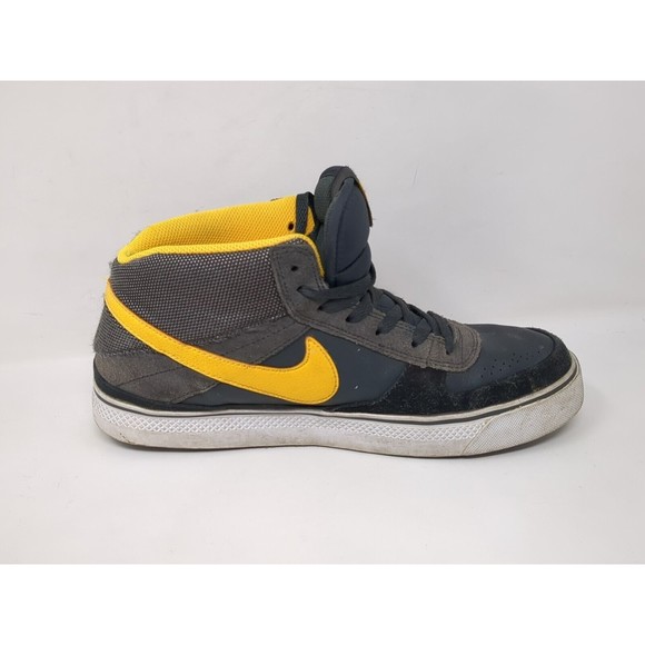 Nike Mavrk Mid 2 Size 8 Shoes Mens Gray Mango Laser Orange Sneakers‎ 386611-080 - Picture 2 of 10